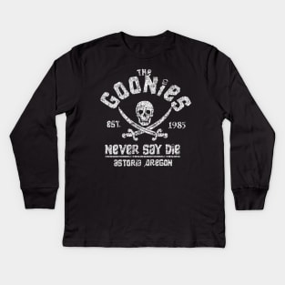 The Goonies Never Say Die Kids Long Sleeve T-Shirt